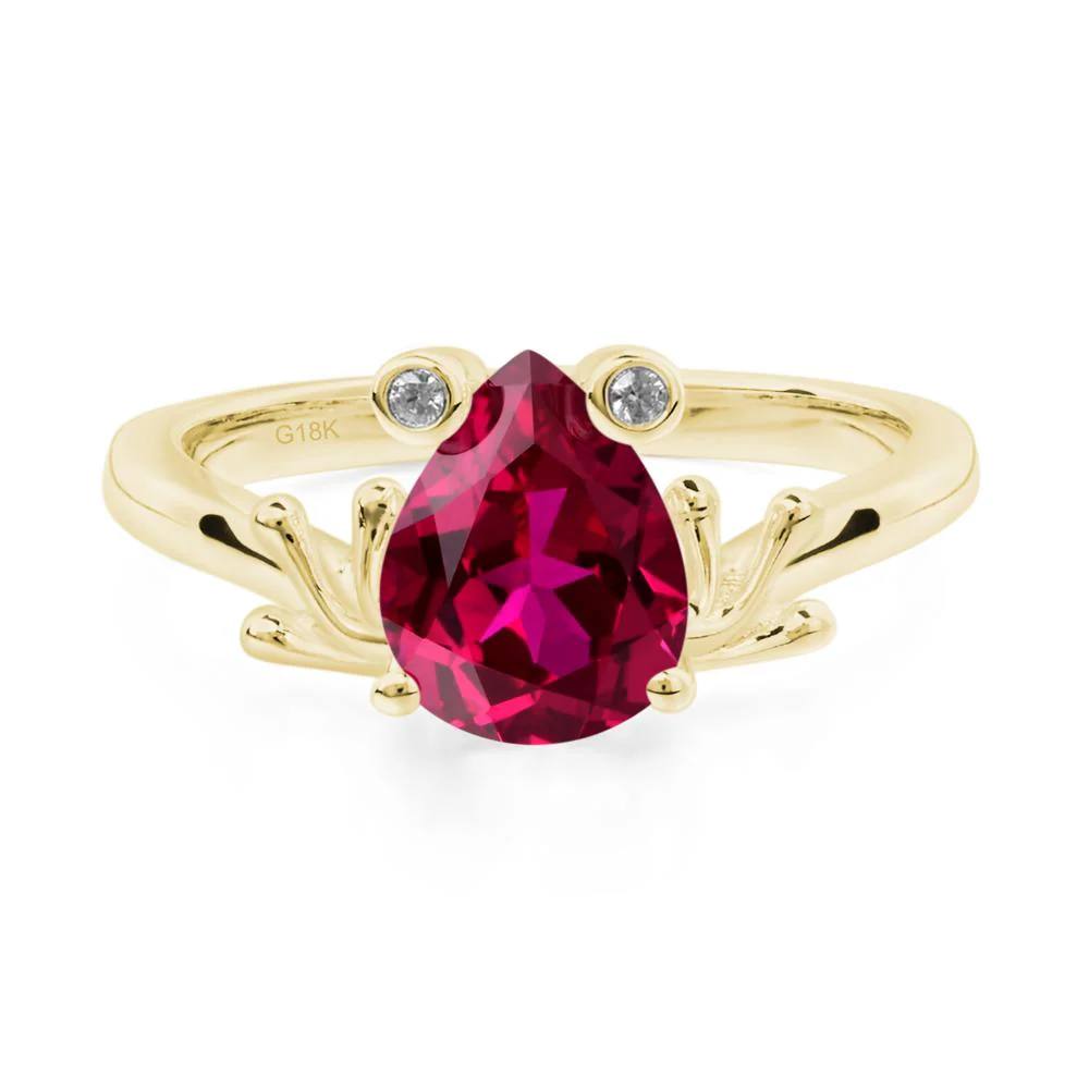 Ruby Frog Promise Ring - Image 5