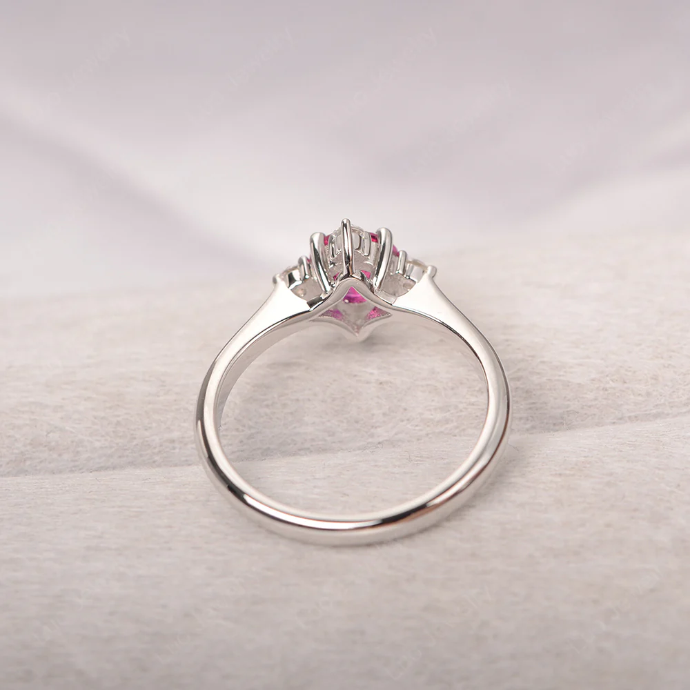 Ruby Polaris Engagement Ring - Image 4