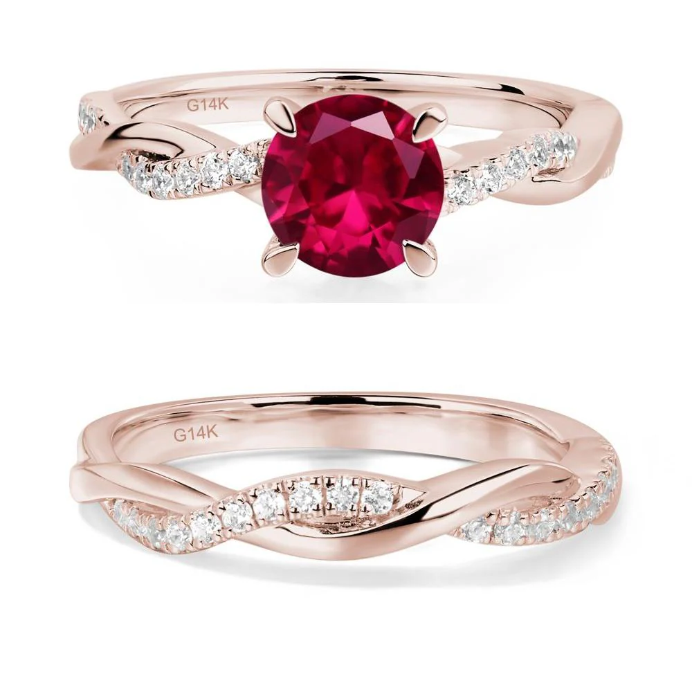 Ruby Twist Ring - Image 11