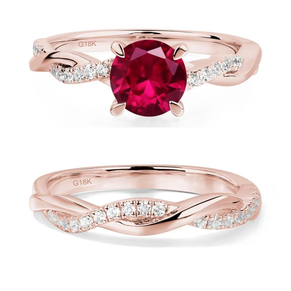 Ruby Twist Ring - Image 17