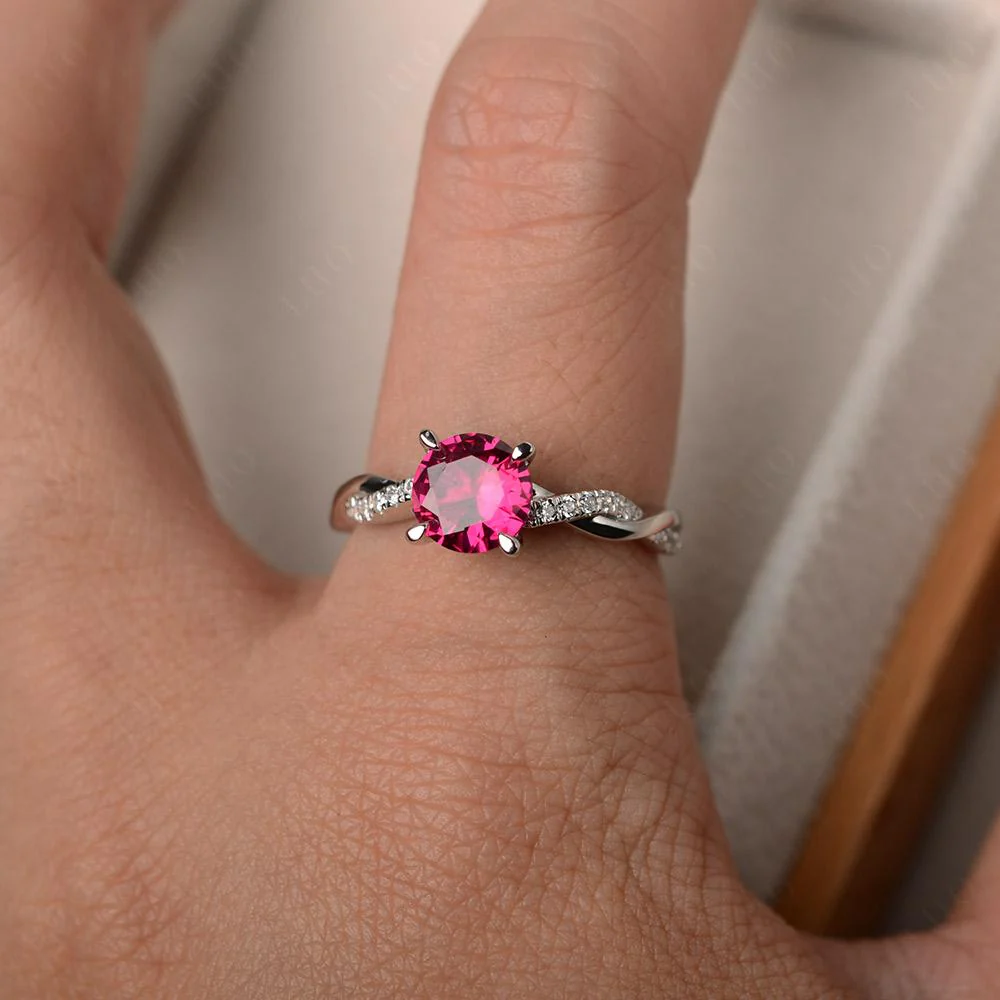 Ruby Twist Ring - Image 32