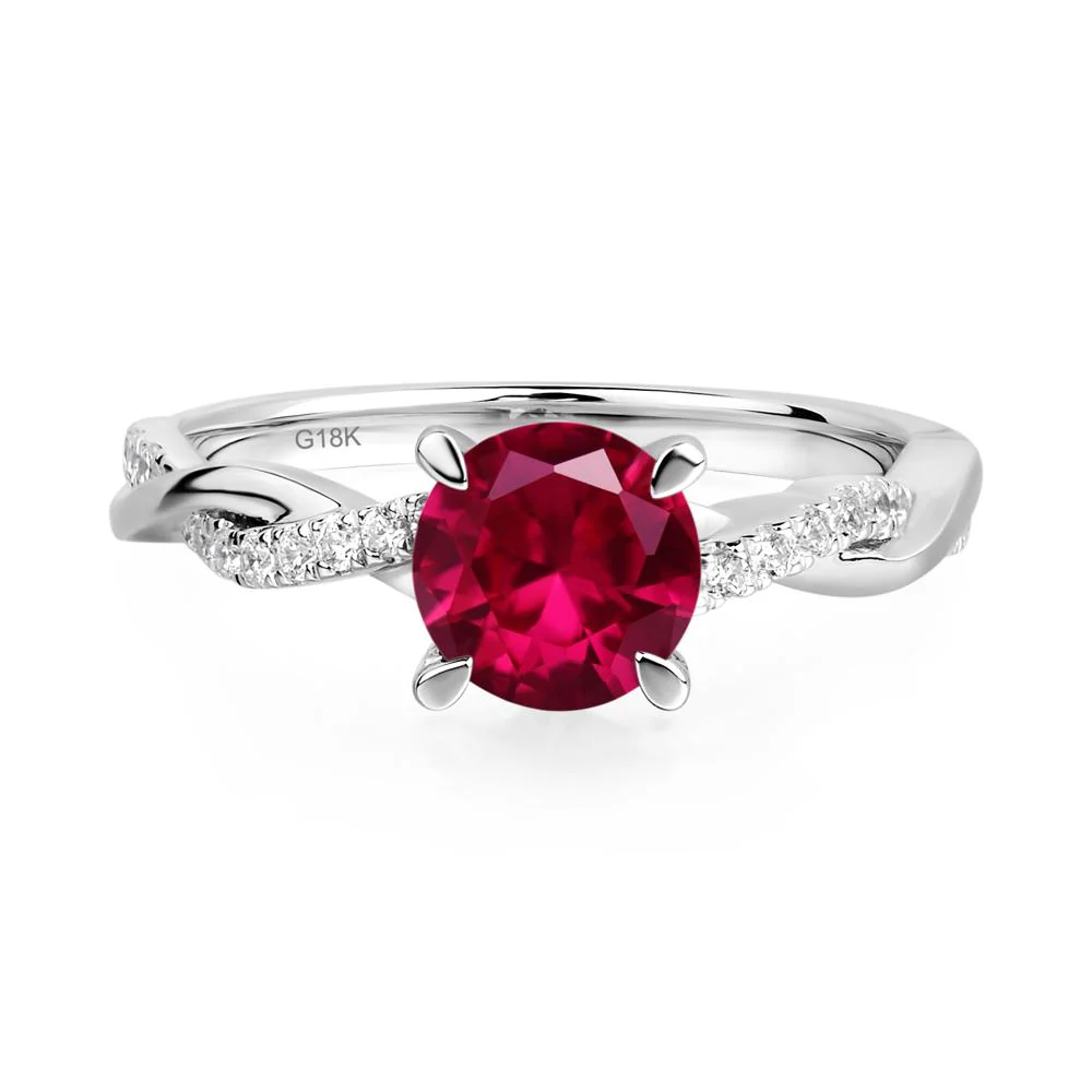 Ruby Twist Ring - Image 6