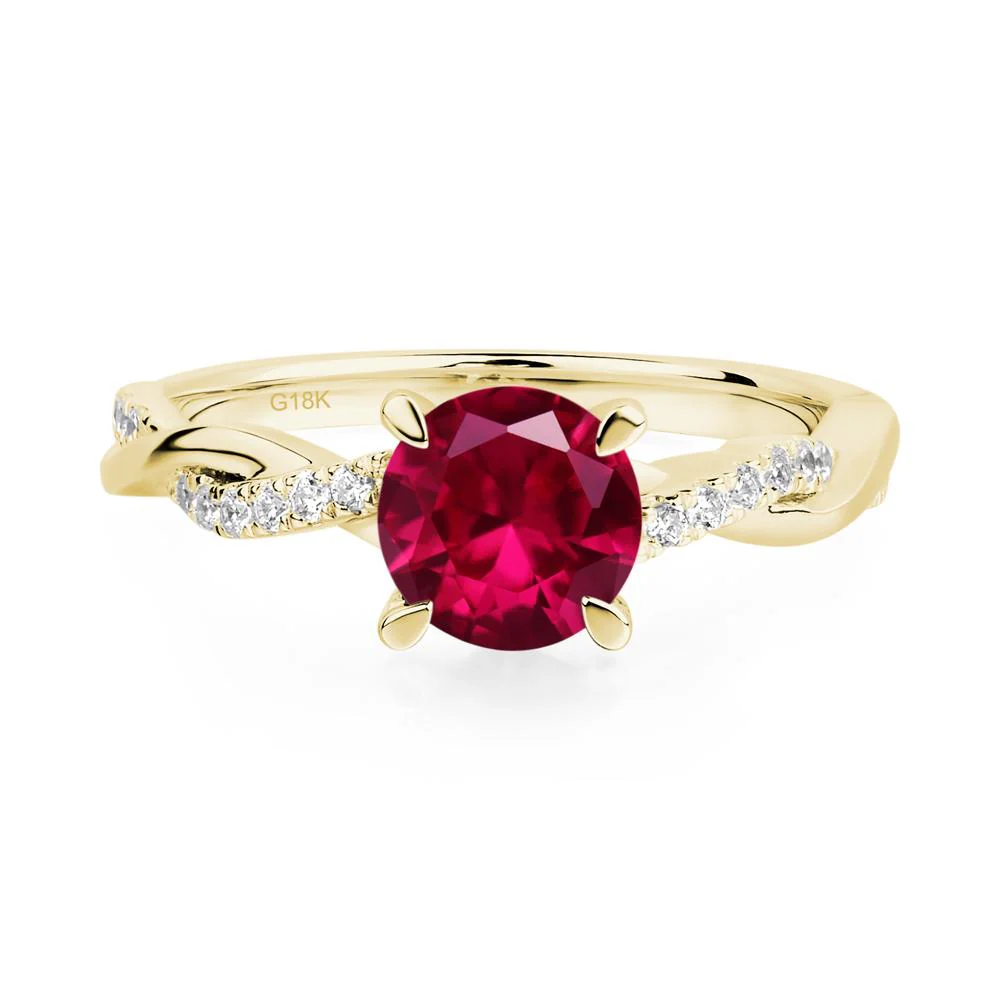 Ruby Twist Ring - Image 7