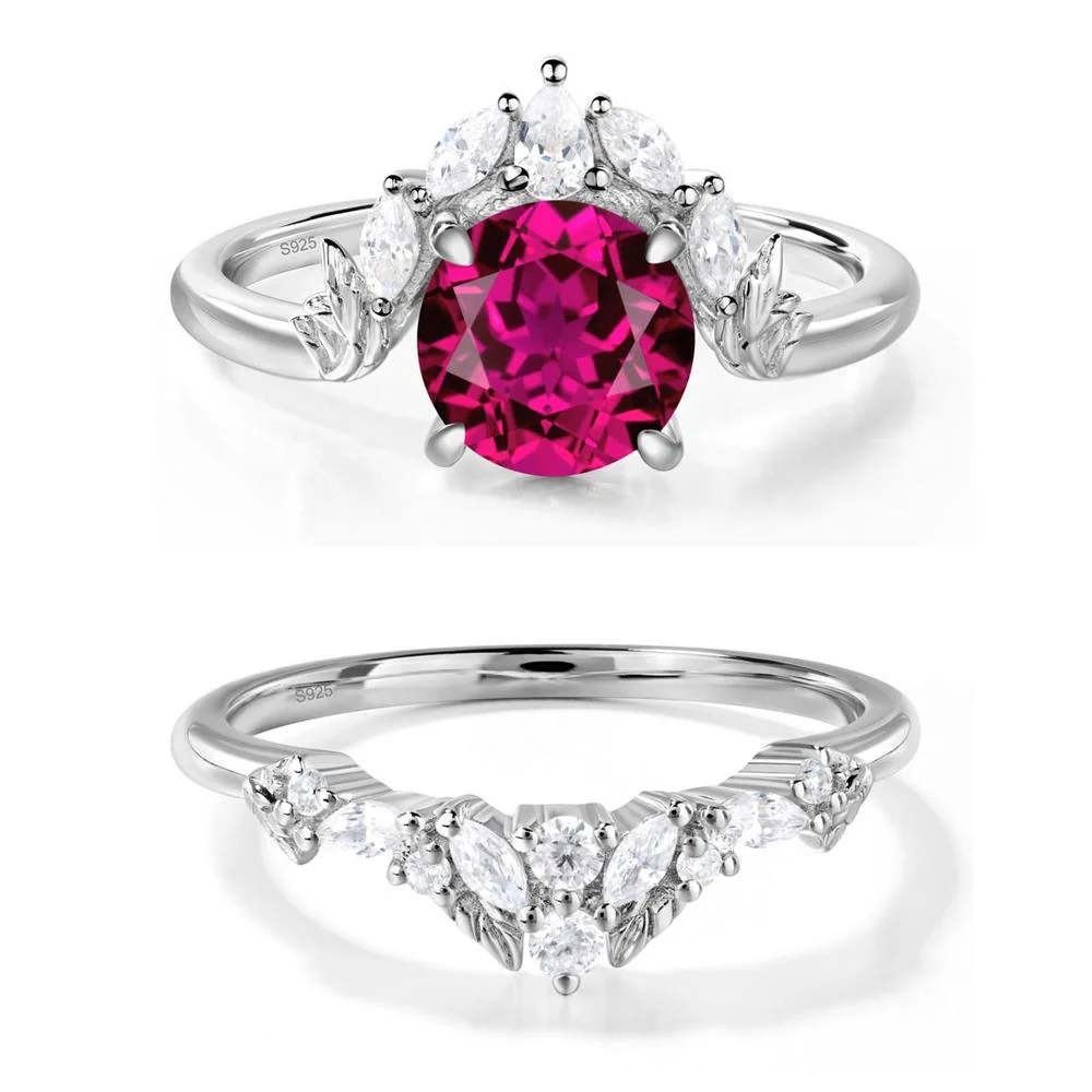 Ruby Ring with Marquise Side Stone - Image 27