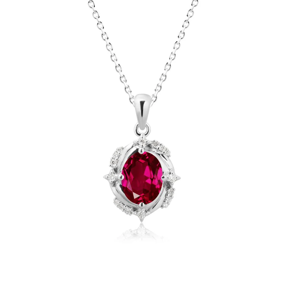 Ruby Shooting Star Necklace - Image 5