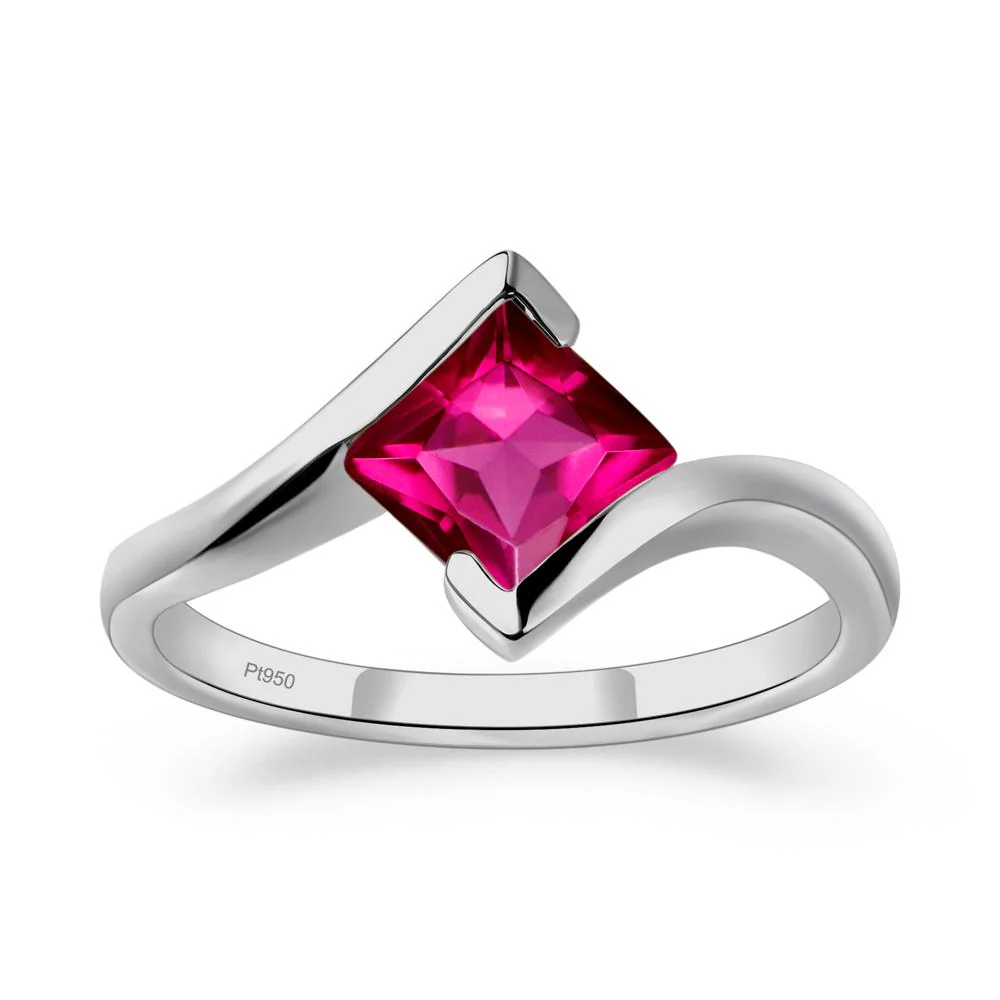 Ruby Tension Engagement Ring