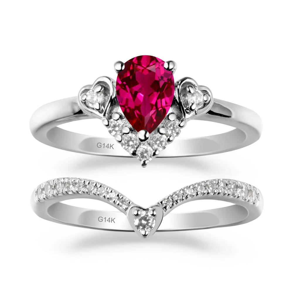 Ruby Tiara Ring Set - Image 2