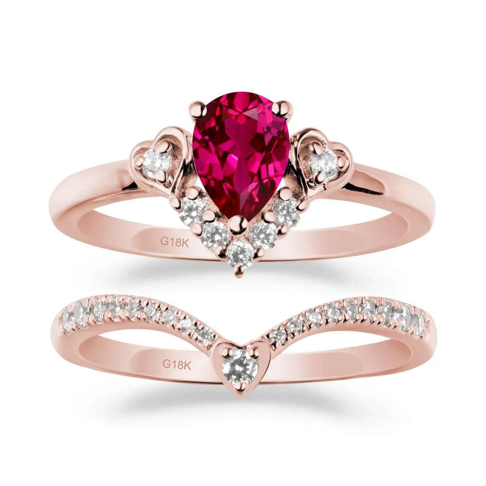 Ruby Tiara Ring Set - Image 4