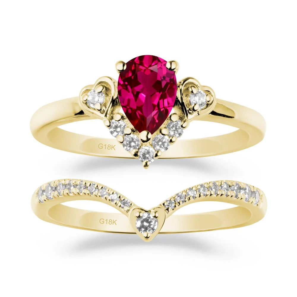 Ruby Tiara Ring Set - Image 6