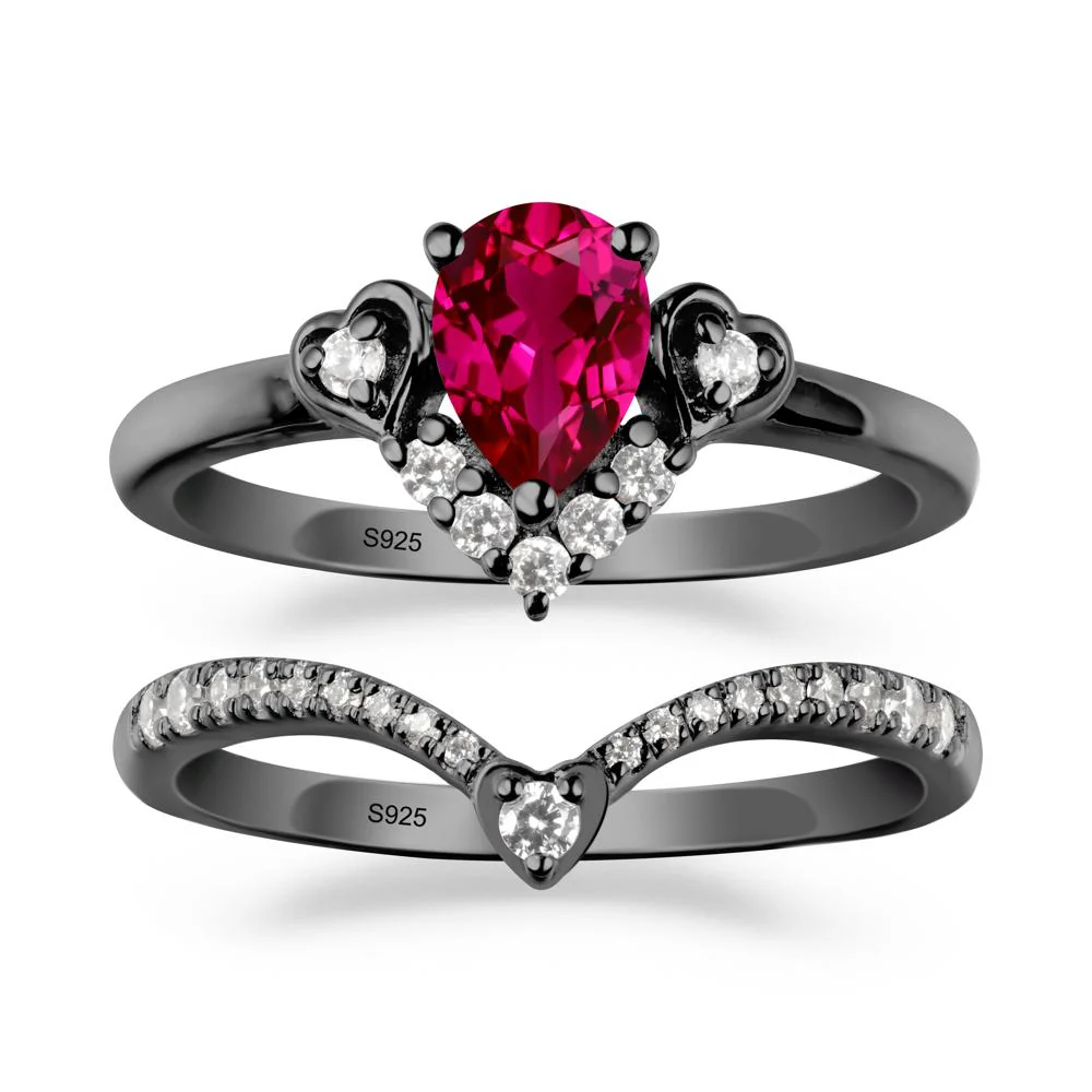 Ruby Tiara Ring Set - Image 7