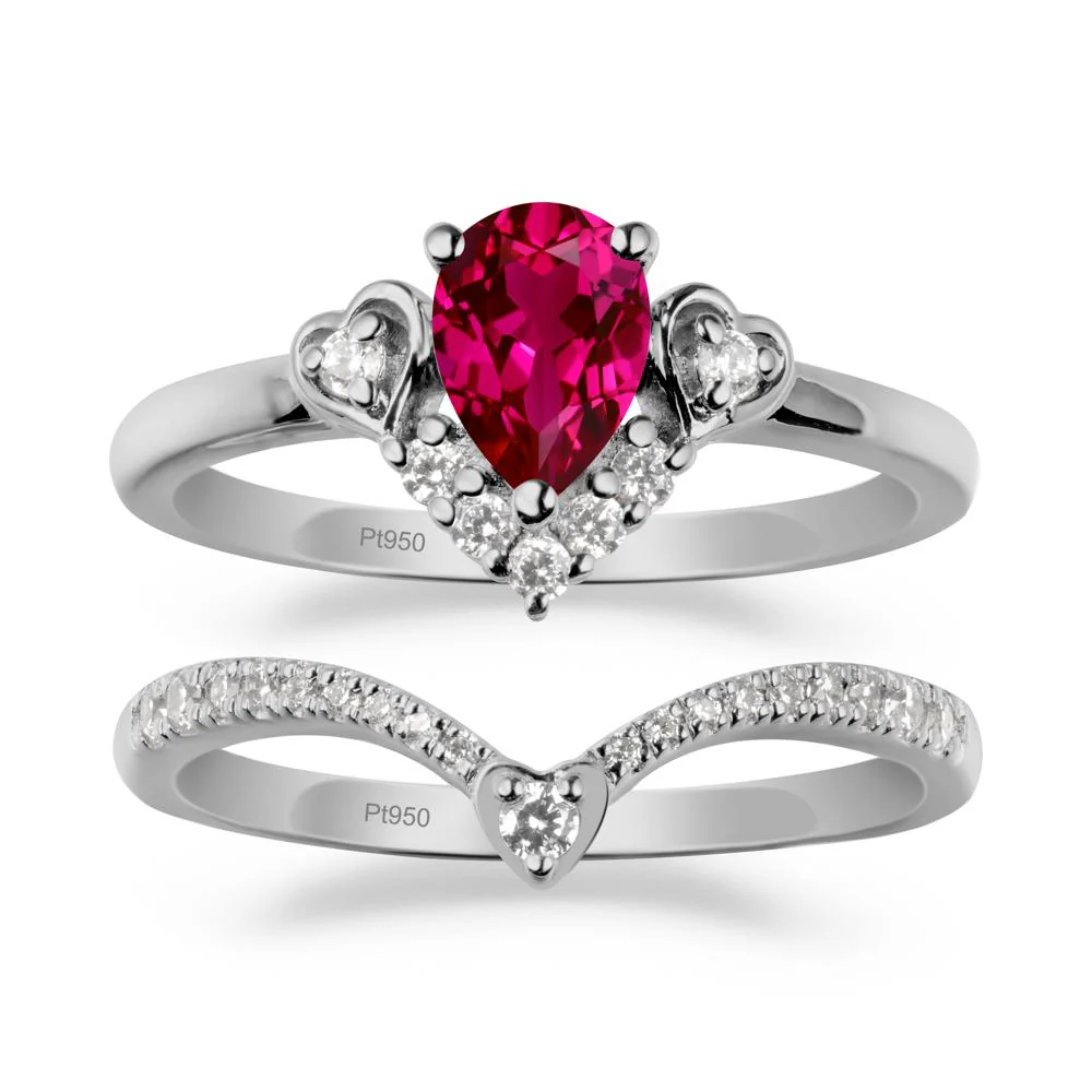 Ruby Tiara Ring Set - Image 8