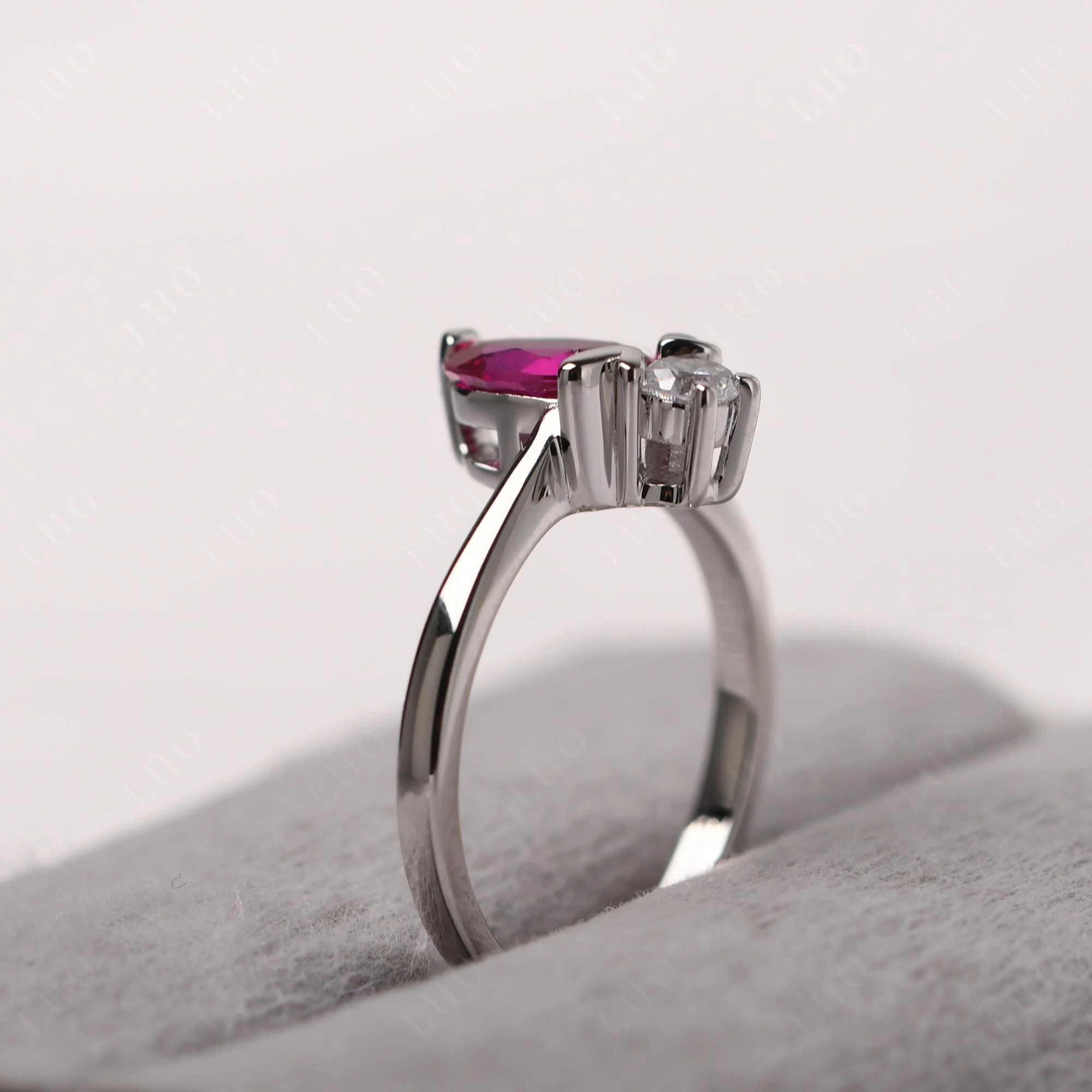 Ruby Bumble Bee Ring - Image 13