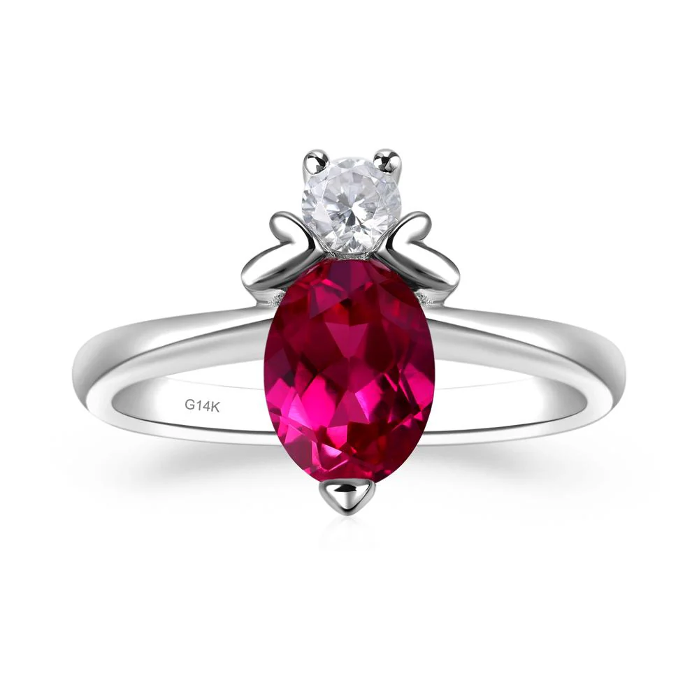 Ruby Bumble Bee Ring - Image 4
