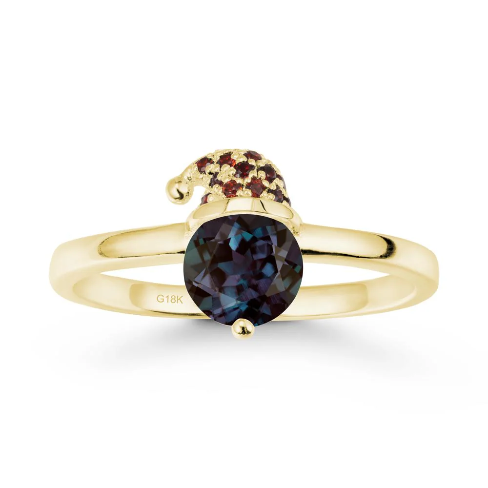 Santa Hat Alexandrite Ring - Image 6