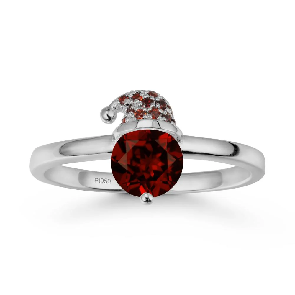 Santa Hat Garnet Ring - Image 9