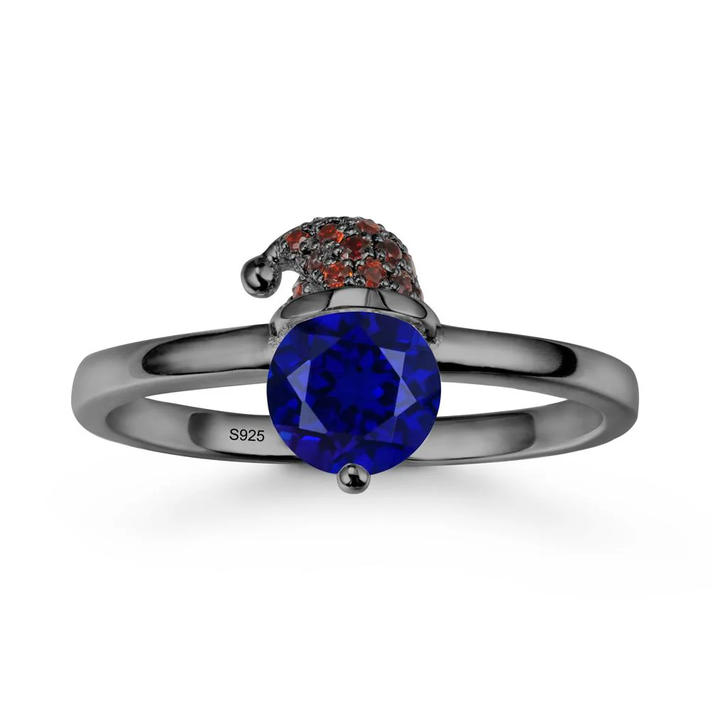 Santa Hat Sapphire Ring - Image 7