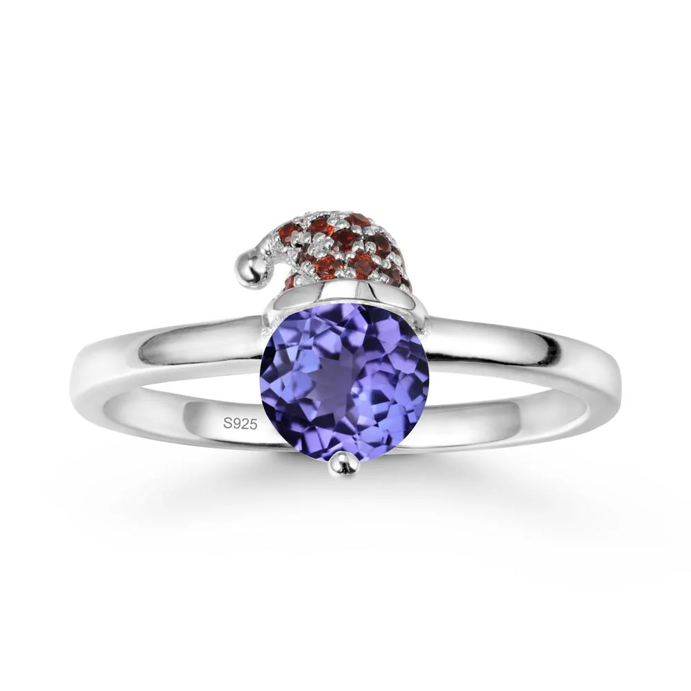 Santa Hat Tanzanite Ring