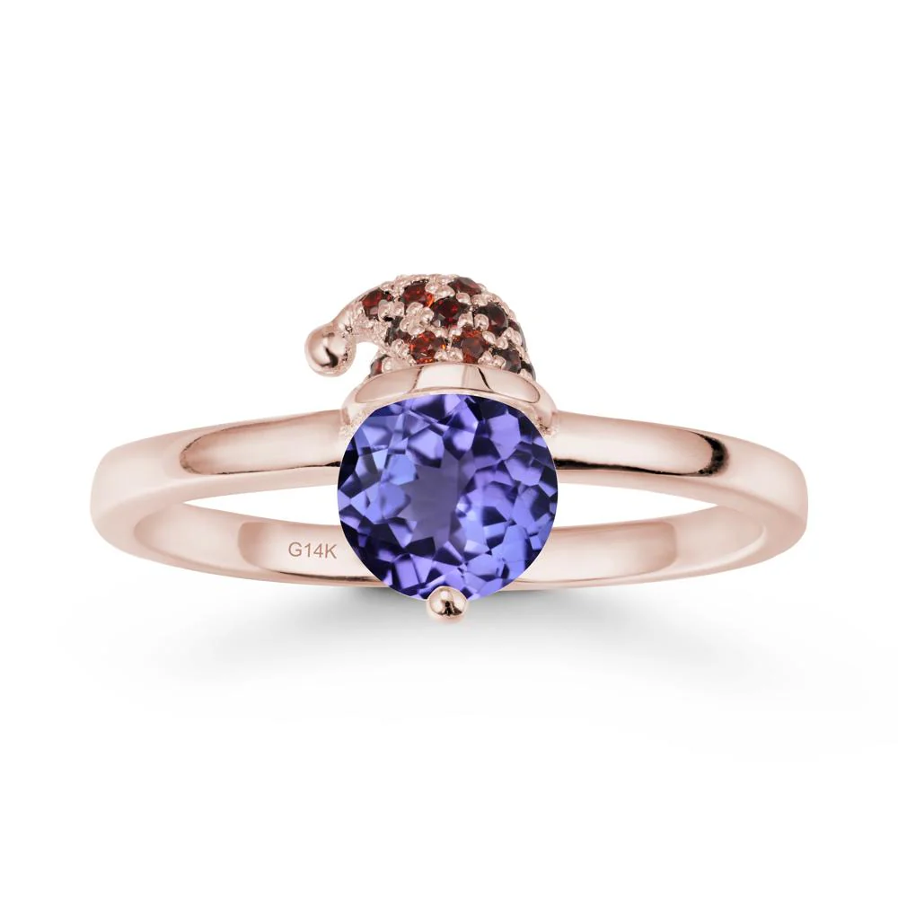 Santa Hat Tanzanite Ring - Image 2