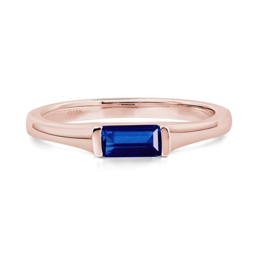 Sapphire Baguette Ring - Image 4