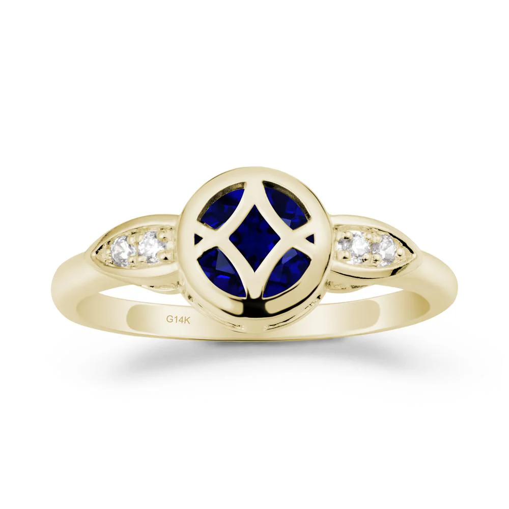 Sapphire Celtic Knot Ring