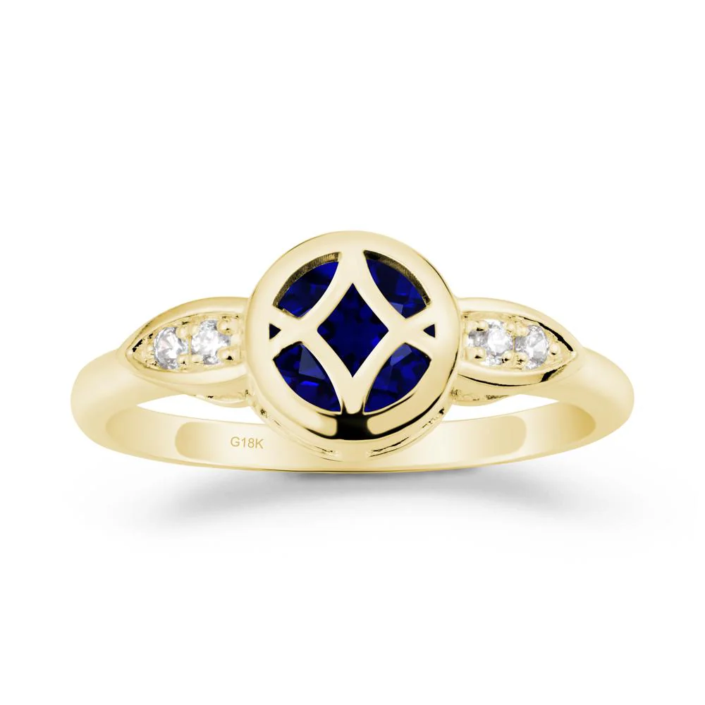 Sapphire Celtic Knot Ring - Image 6