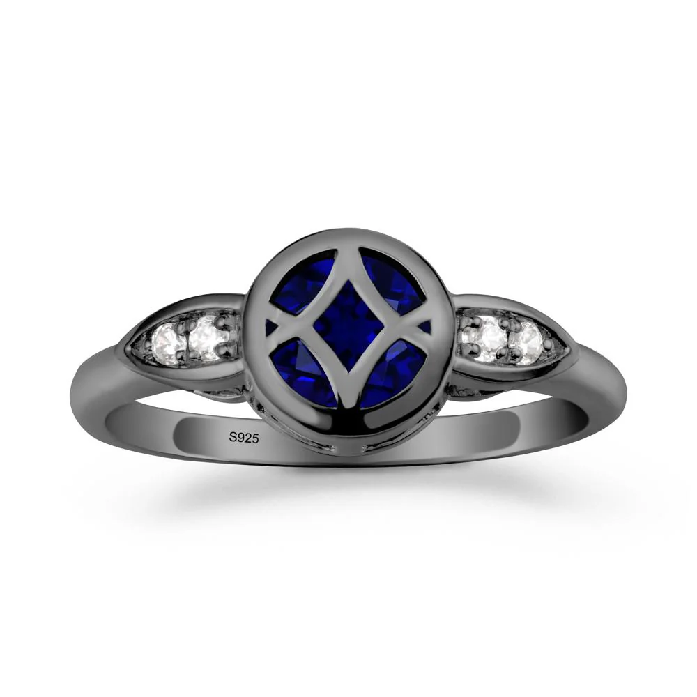 Sapphire Celtic Knot Ring - Image 7