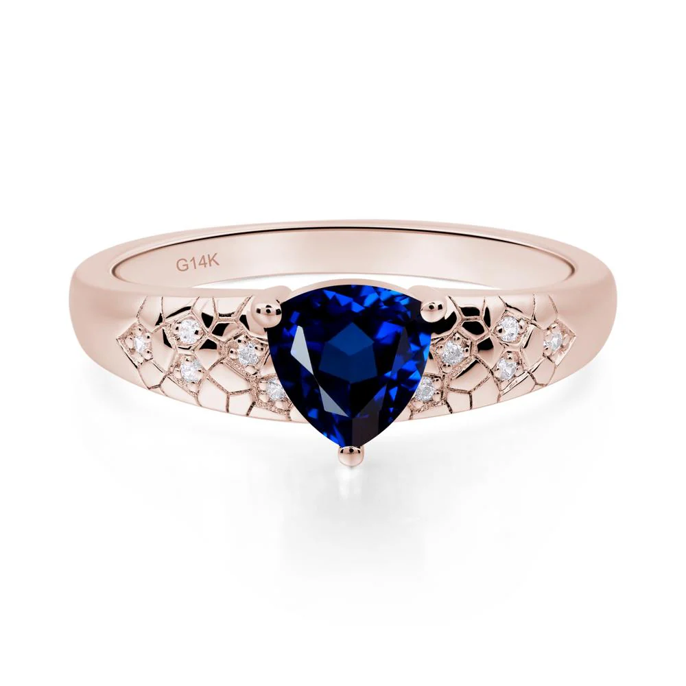 Sapphire Cracked Ring - Image 9