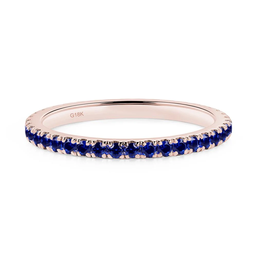 Sapphire Pave Ring Band - Image 9