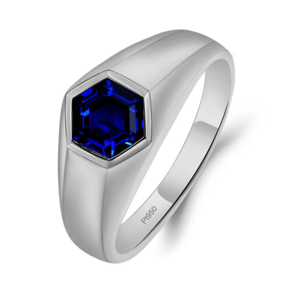 Sapphire Men's Ring