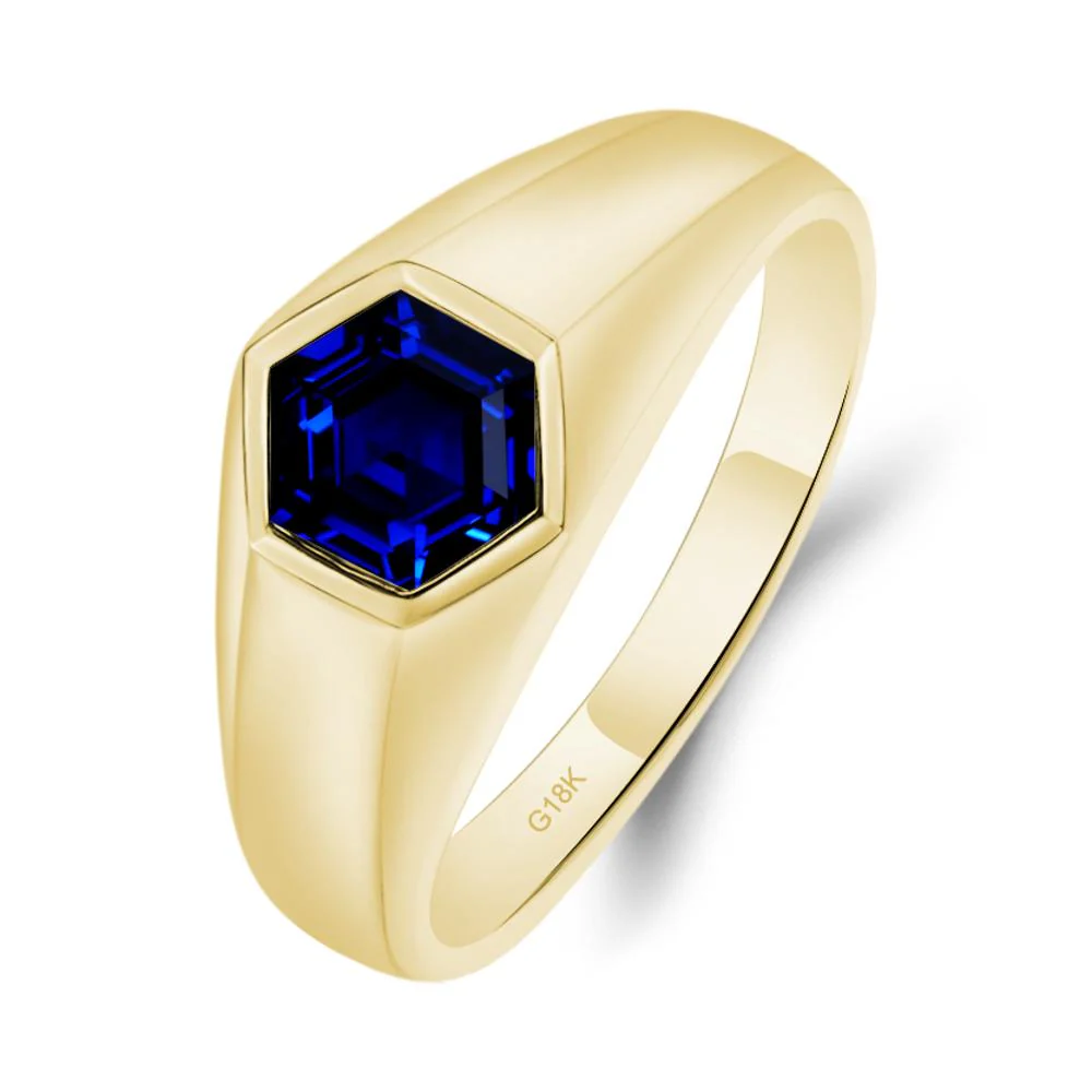 Sapphire Men's Ring - Image 5