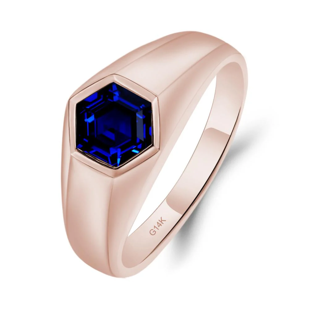 Sapphire Men's Ring - Image 7
