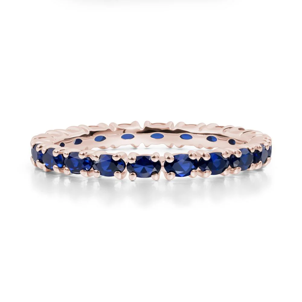 Sapphire Oval Eternity Ring