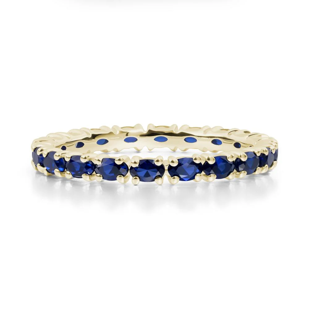 Sapphire Oval Eternity Ring - Image 8