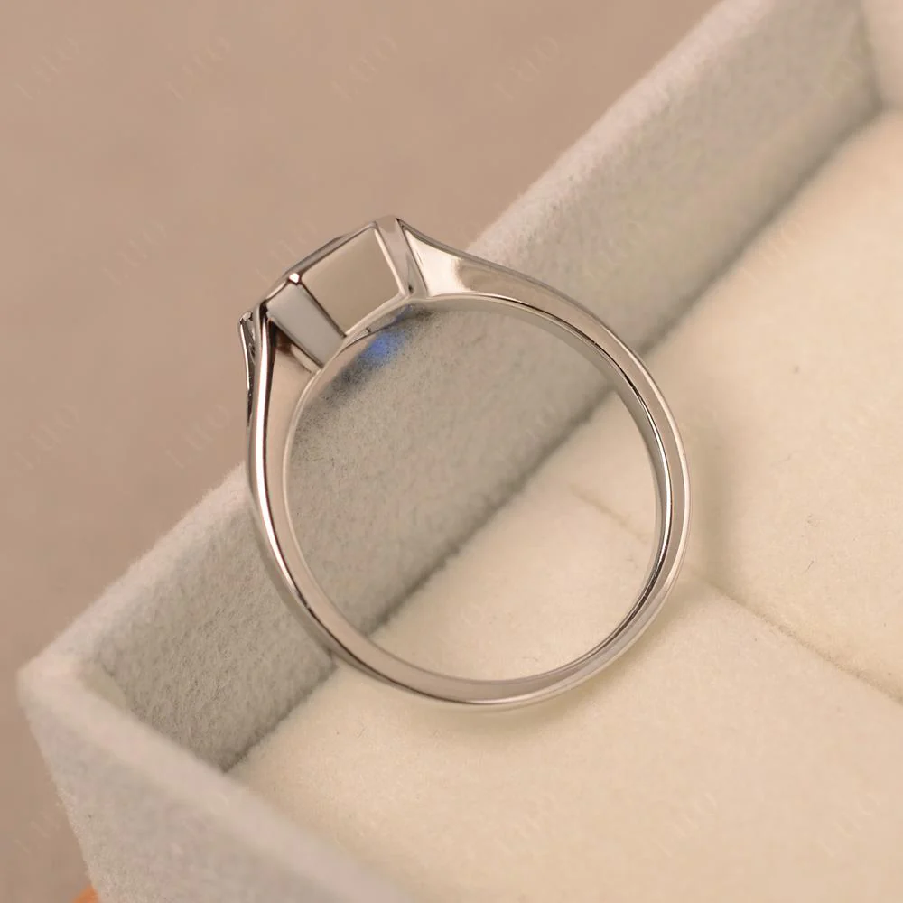 Sapphire Bezel Set Engagement Ring - Image 32
