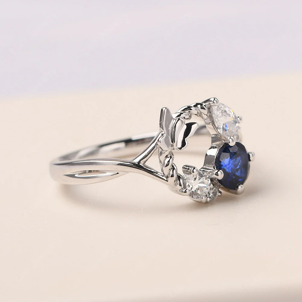 Sapphire Cluster Ring - Image 2