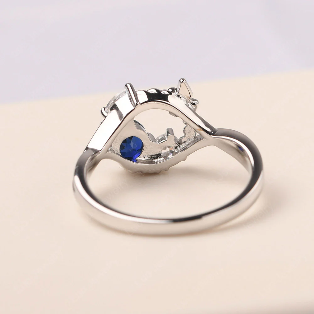 Sapphire Cluster Ring - Image 3