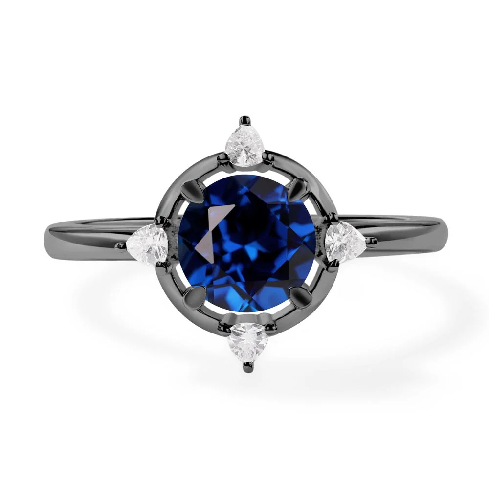 Sapphire Compass Setting Ring - Image 2