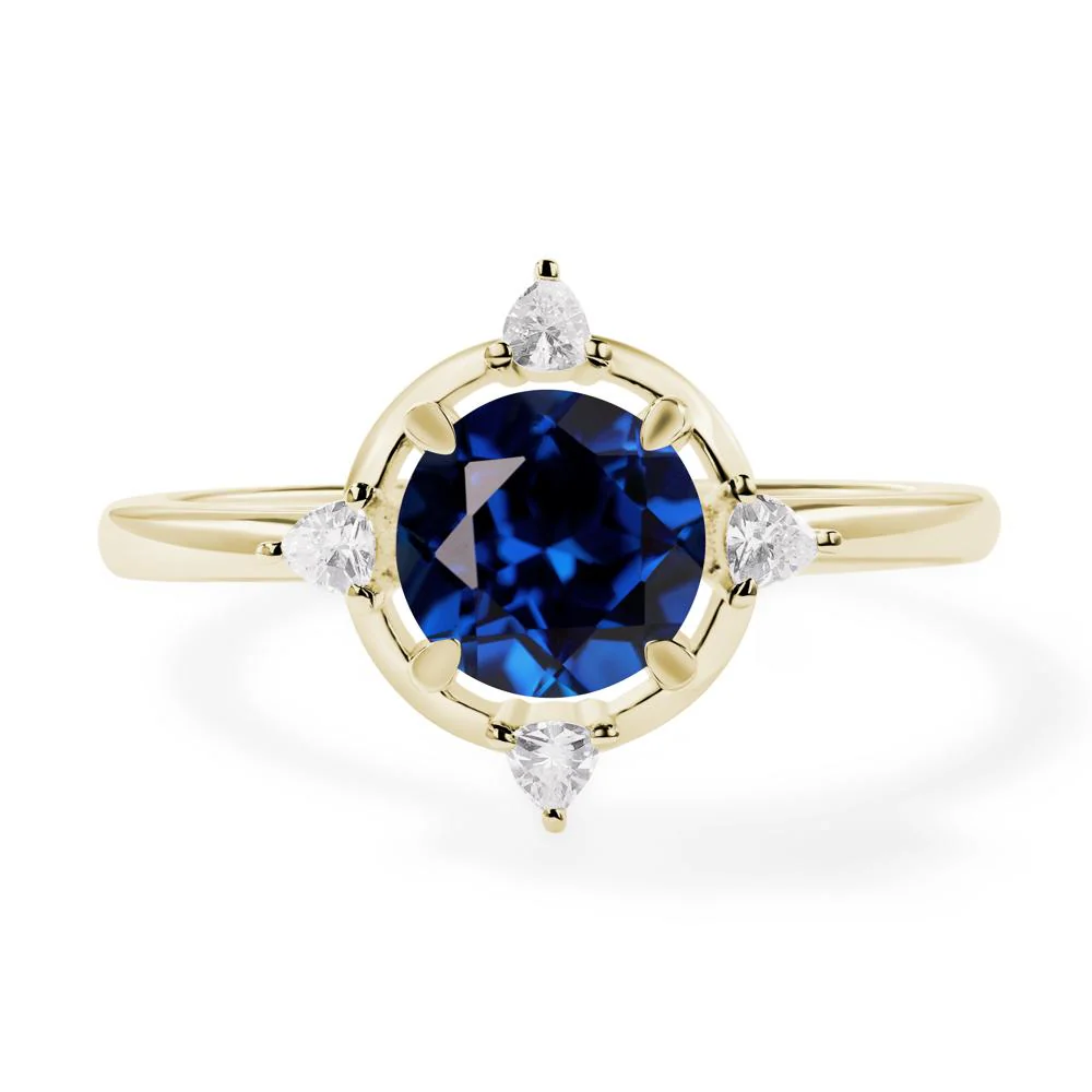 Sapphire Compass Setting Ring - Image 4