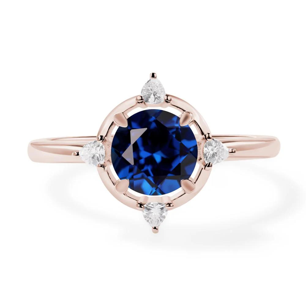 Sapphire Compass Setting Ring - Image 5