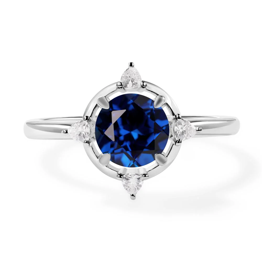 Sapphire Compass Setting Ring - Image 7