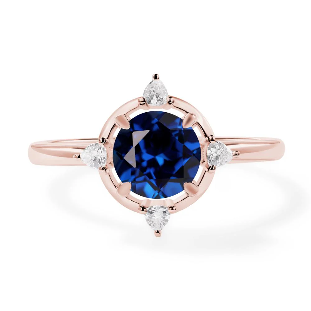 Sapphire Compass Setting Ring - Image 9