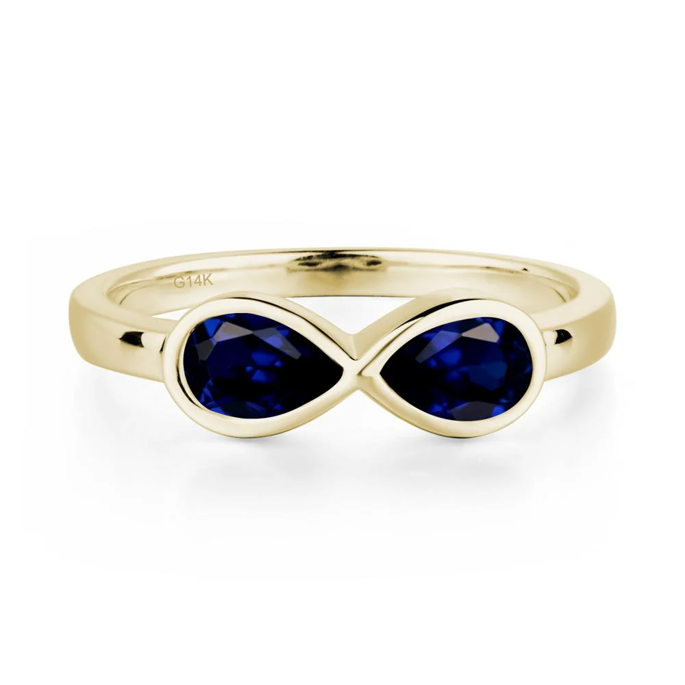 Sapphire Infinity Ring