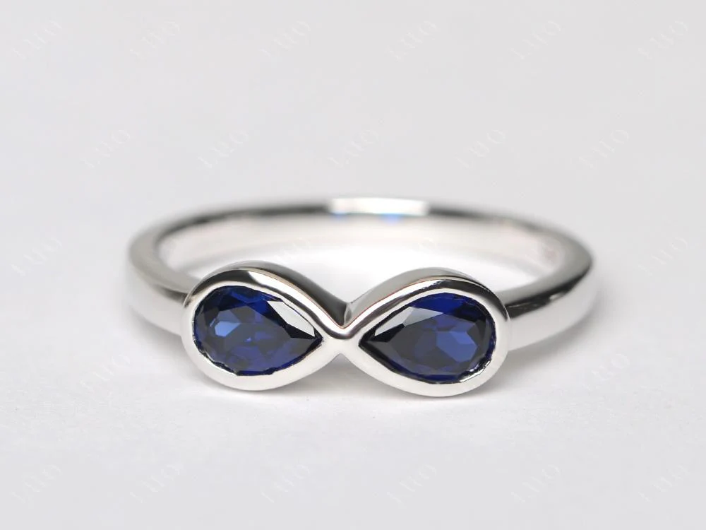 Sapphire Infinity Ring - Image 10
