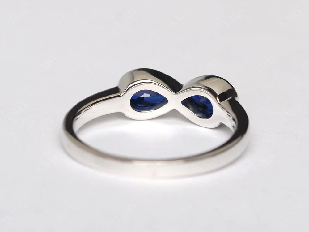 Sapphire Infinity Ring - Image 12