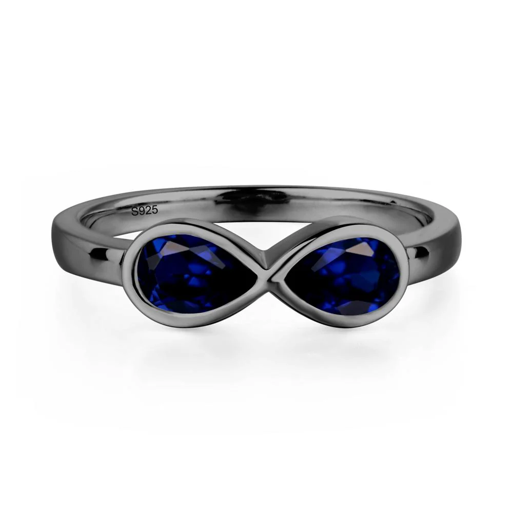 Sapphire Infinity Ring - Image 3