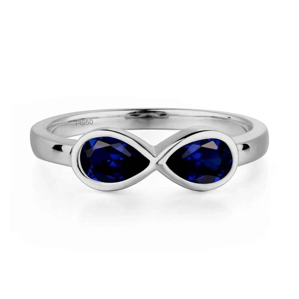 Sapphire Infinity Ring - Image 6