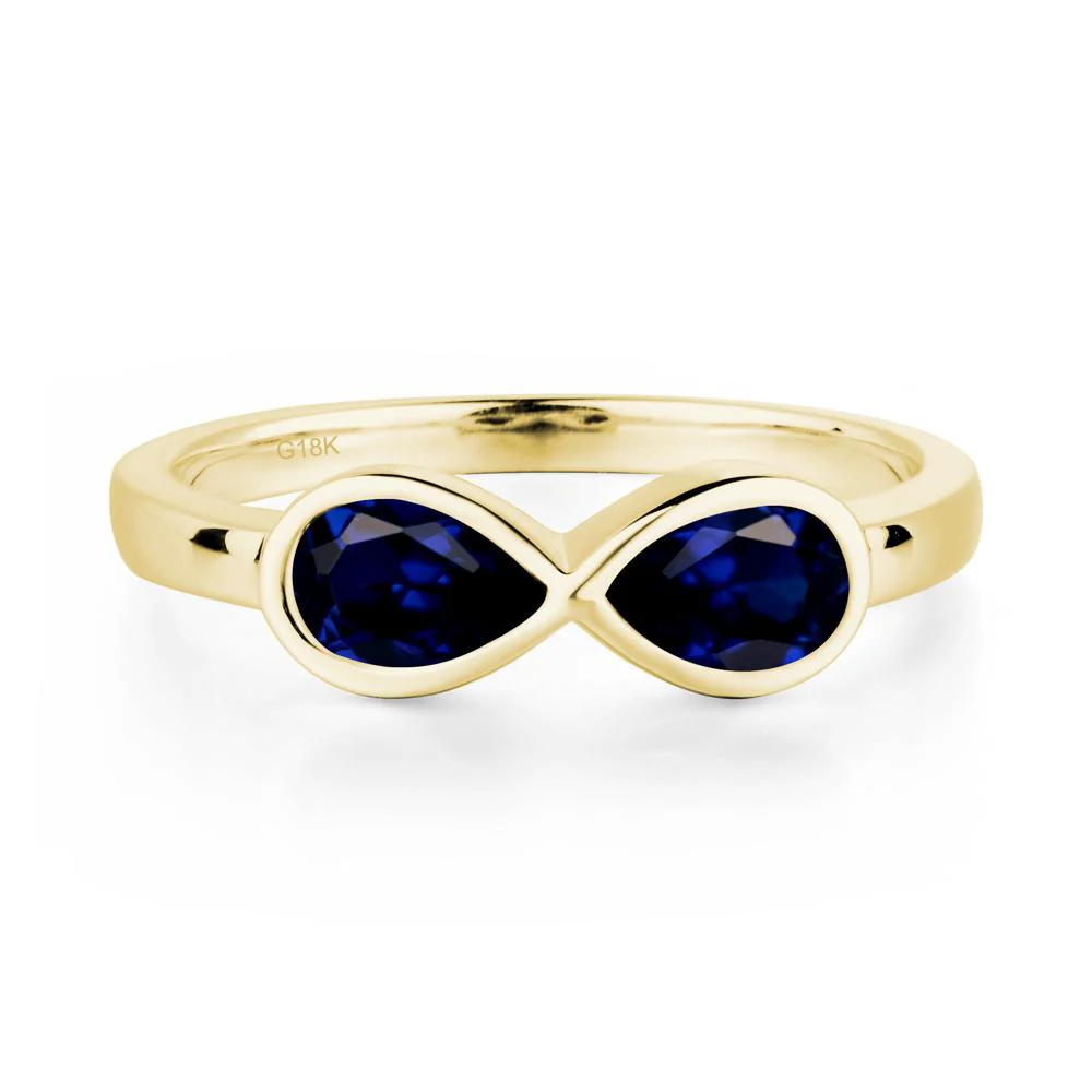 Sapphire Infinity Ring - Image 8