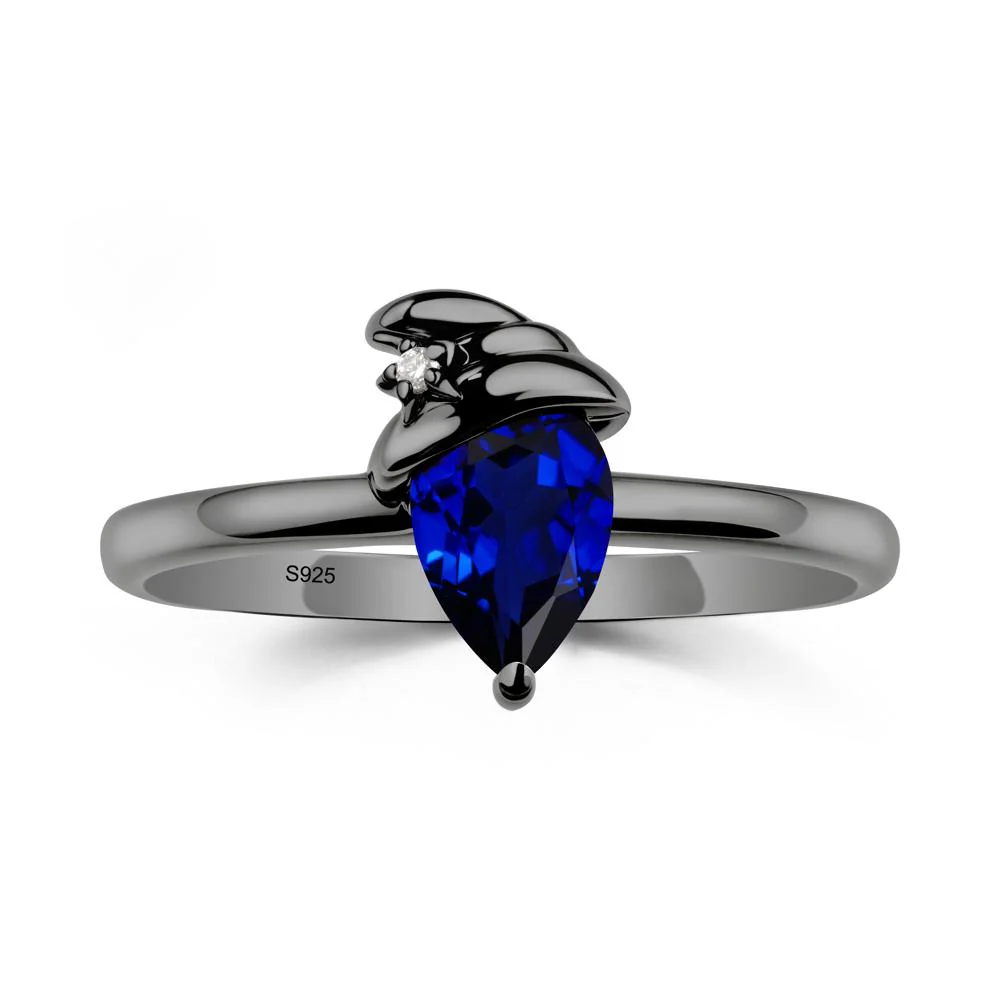 Sapphire Ring with Hat Design - Image 8