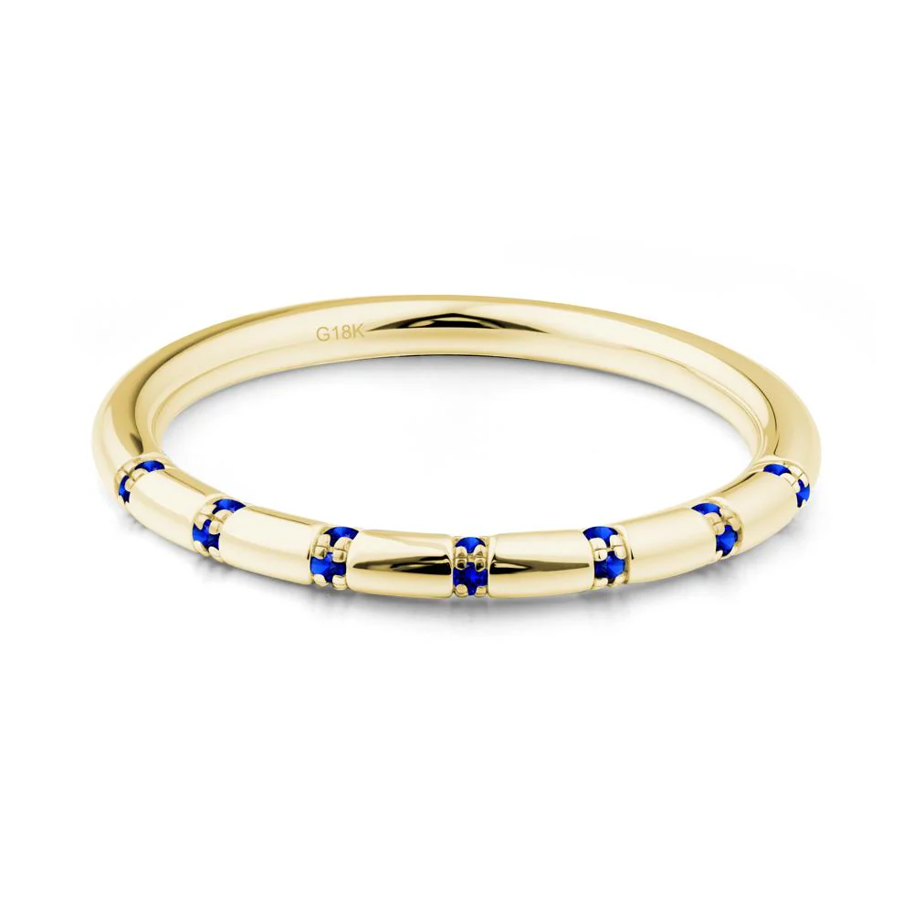 Sapphire Stackable Wedding Ring - Image 3