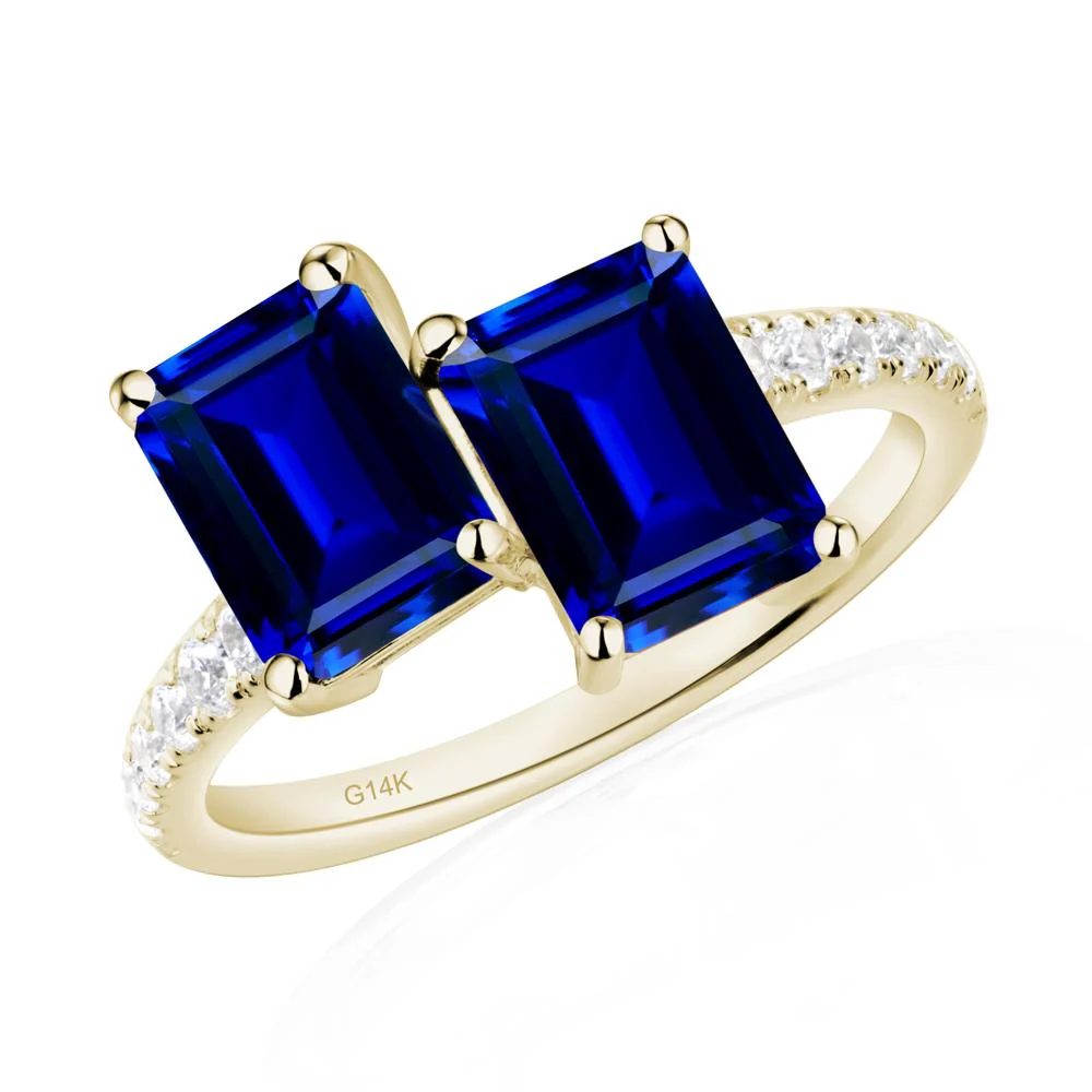 Sapphire Toi Et Moi Ring - Image 4